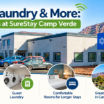Single King Bedroom at SureStay Camp Verde, an extended stay hotel in Camp Verde, AZ